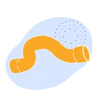 Медный обвод двухраструбный 10 мм Cu-DHP ГОСТ 32590-2013