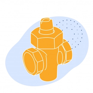 Пробковый кран 3×3 дюйма 140 Мпа