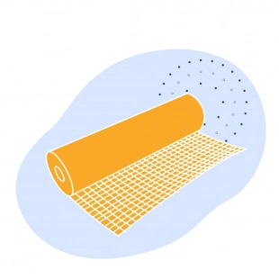 Стальная штукатурная сетка оцинкованная 0.45x0.25 мм Ст20 ГОСТ 3826-82