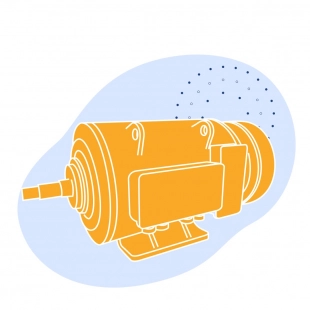 Судовой электродвигатель МАП521-4/8/16 435 кг