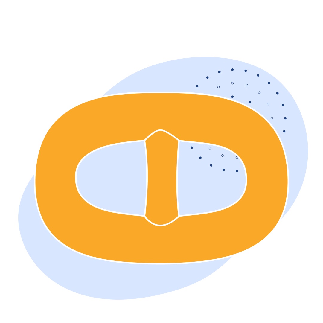 Якорное звено увеличенное с распоркой ГОСТ 228-79 40x240x160x144 мм