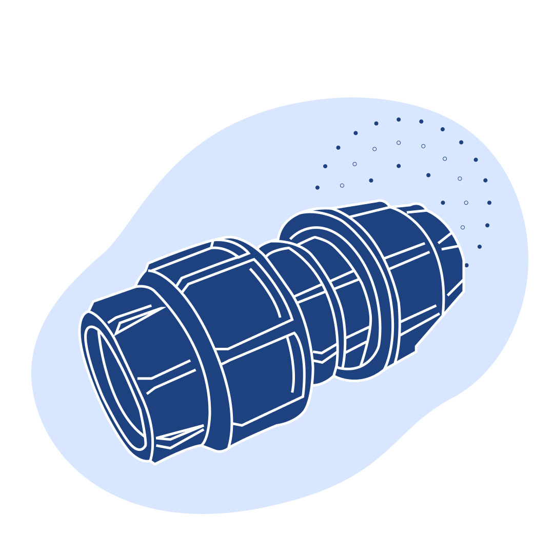 Муфта ПЭ Ду 110 мм