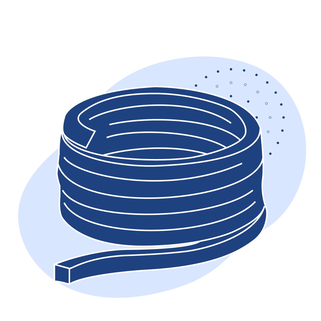Сальниковая набивка АСС квадратная 28 мм ГОСТ 5152-84