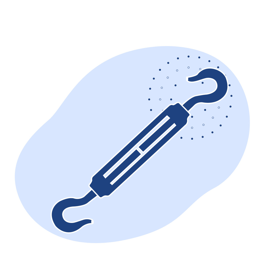 Талреп вилка-вилка М36 ОШ (с открытой штампованной муфтой) ВВ ГОСТ 9690-71